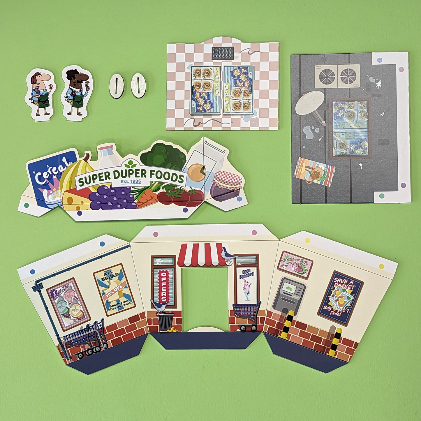Super Duper Foods Supermarket Playset