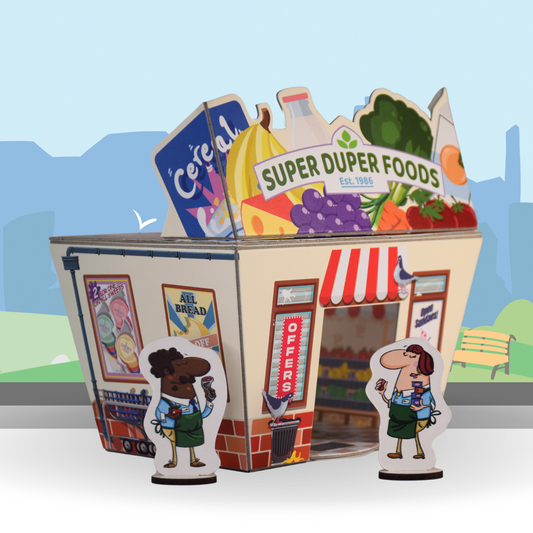 Super Duper Foods Supermarket Playset