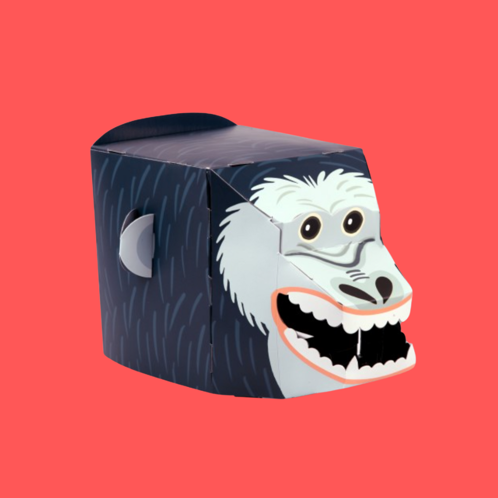 Gorilla 3D Mask Card Craft