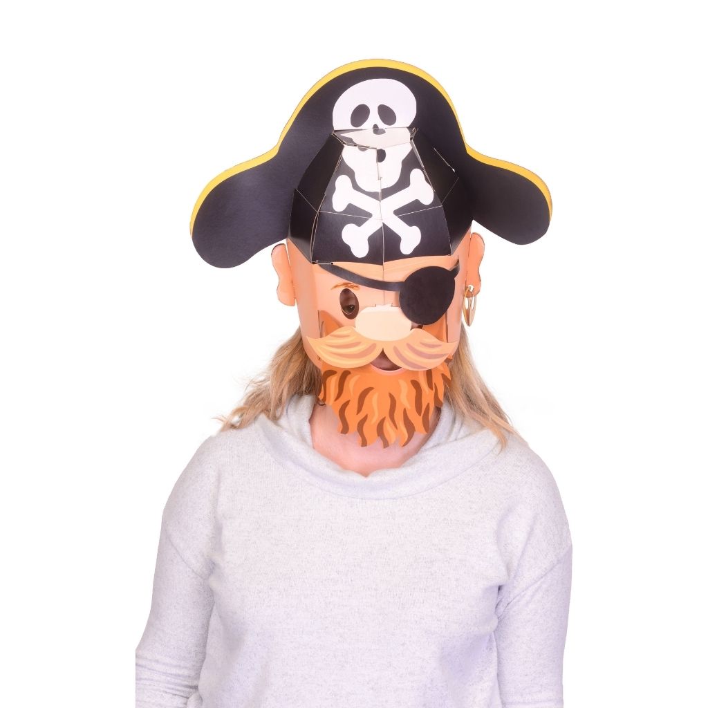 Pirate Head 3D Mask Card Craft