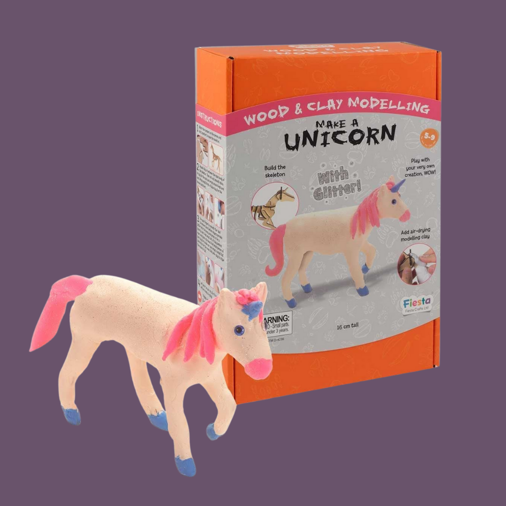 Make A Unicorn Wood & Clay Kit